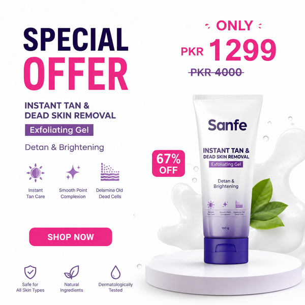 Sanfe Body Exfoliating Gel for Smooth Radiant Skin